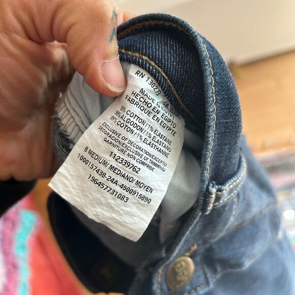 LEE Bell Bottoms Denim Jeans Pants USA 8 Medium 30"X33" - Picture 12 of 16